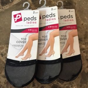 Peds Toe covers  - 3 pair bundle- NWT